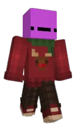 lavender and persian plum Minecraft skin — Classic model — first worn by Christidel