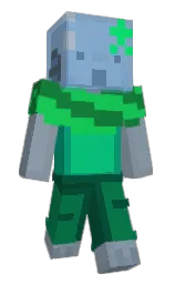 EnderDragon1615's Minecraft skin wearing the 15th Anniversary cape