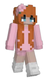 rose fog and beauty bush Minecraft skin — Slim model — first worn by lilimoon7