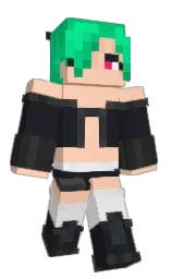 shark and romantic Minecraft skin — Classic model — first worn by BITNW