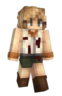 Front of cwure's skin