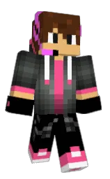 345pink's Minecraft skin wearing the Migrator cape