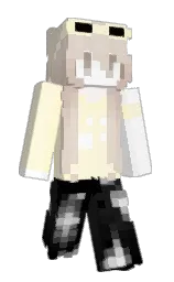 gin fizz and white Minecraft skin — Slim model — first worn by NoHopeR