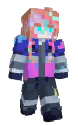 oxford blue and antique brass Minecraft skin — Slim model — first worn by Innazzuma