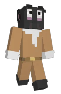 Front of mieluna's skin
