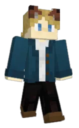 Kevin543's Minecraft skin wearing the Aurora cape