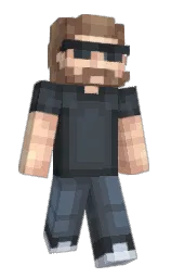 shark and beaver Minecraft skin — Slim model — first worn by Kaintax