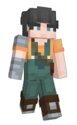 PolarMBear's Minecraft skin wearing the Hero cape