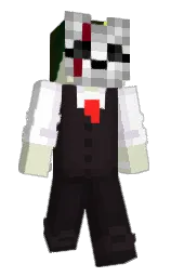 thunder and white rock Minecraft skin — Slim model