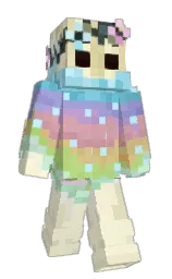 pavkin's Minecraft skin wearing the Aurora cape