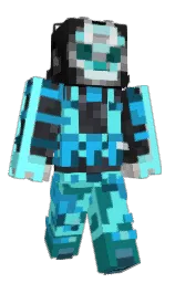 spray and surfie green Minecraft skin — Classic model — first worn by ASHTONIO1