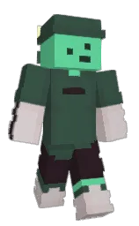 wempu's Minecraft skin wearing the Home cape