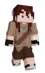 cedar and donkey brown Minecraft skin — Slim model — first worn by Fissure10