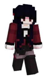 Mitsuyo's Minecraft skin wearing the Crafter cape