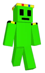 harlequin and black Minecraft skin — Classic model