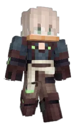 clam shell and cocoa brown Minecraft skin — Classic model — first worn by ColbyJWF