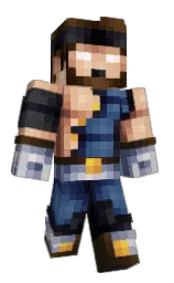 Fishher's Minecraft skin wearing the Migrator cape