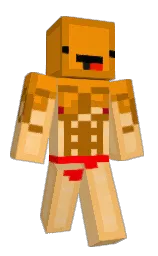 PancakeEater900's Minecraft skin wearing the Pan cape
