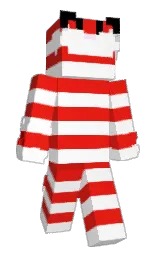 Candy__Cat's Minecraft skin wearing the Cherry Blossom cape