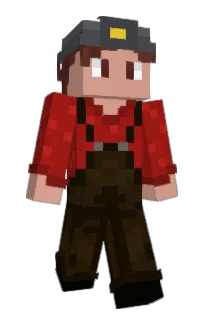 Front of SQaam's skin