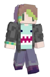 Front of RainieRAWR's skin