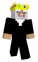 black and tan Minecraft skin — Classic model