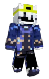 Minecraft-Skin in black und astronaut — Modell: Schmal