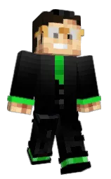 black and diesel Minecraft skin — Classic model — first worn by UnTalDabo
