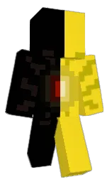 candlelight and black Minecraft skin — Classic model