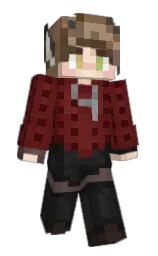 espresso and cod gray Minecraft skin — Slim model — first worn by TheIceQueens