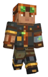 saddle and burnt umber Minecraft skin — Classic model — first worn by Hikary2077