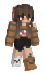pancho and sepia skin Minecraft skin — Slim model — first worn by Reyele