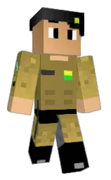 Miichow's Minecraft skin wearing the Migrator cape