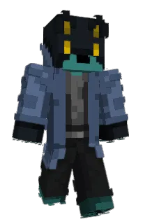 Front of CobaltClay's skin