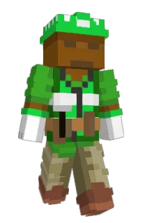 Front of Damiot's skin
