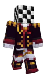 melanzane and cod gray Minecraft skin — Classic model — first worn by IIewka
