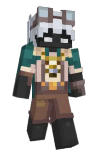 Front of pumookell's skin