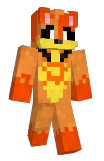 Front of FuntimeFoxy's skin
