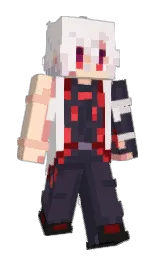hint of red and charade Minecraft skin — Slim model — first worn by DalvMR
