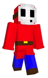 red and bronze Minecraft skin — Classic model