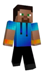 black and coffee bean Minecraft skin — Classic model