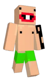peach orange and flesh Minecraft skin — Classic model