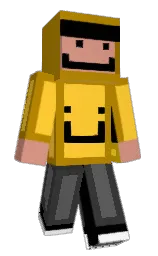 my pink and pirate gold Minecraft skin — Classic model — first worn by glitchGb