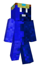 resolution blue and blue Minecraft skin — Classic model