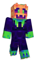 paua and emerald Minecraft skin — Classic model — first worn by Pumk4t