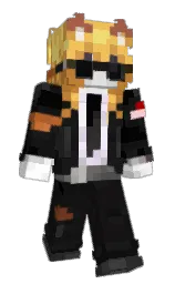 cod gray and saffron mango Minecraft skin — Slim model — first worn by Alzh1_