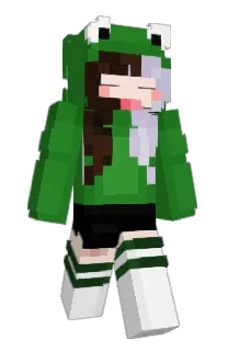 Front of MossyFroggo's skin