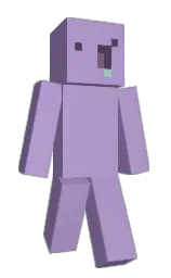 east side and lavender purple Minecraft skin — Classic model