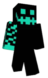 black and java Minecraft skin — Classic model