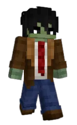 Akusteen's Minecraft skin wearing the Hero cape